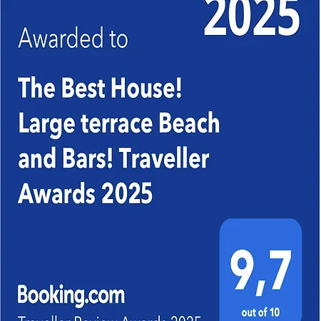 Апартаменты The House! Large Terrace & Bars! Traveller Awards 2024-2025-2026